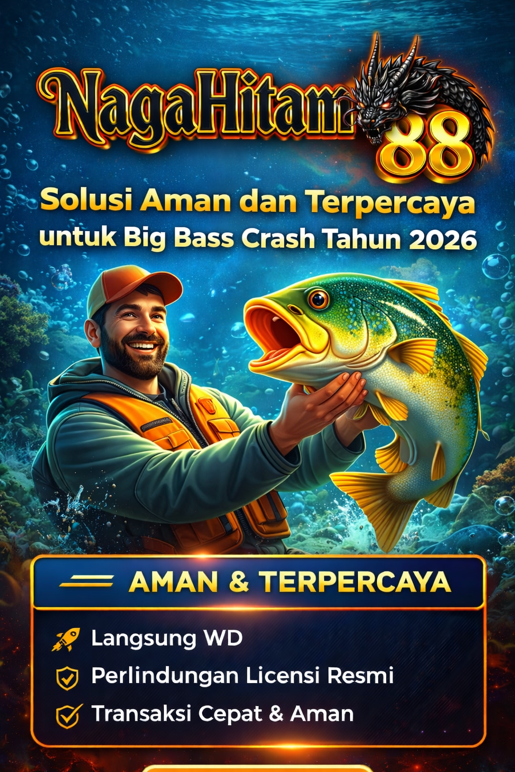 Nagahitam88: Solusi Aman dan Terpercaya untuk Big Bass Crash Tahun 2026